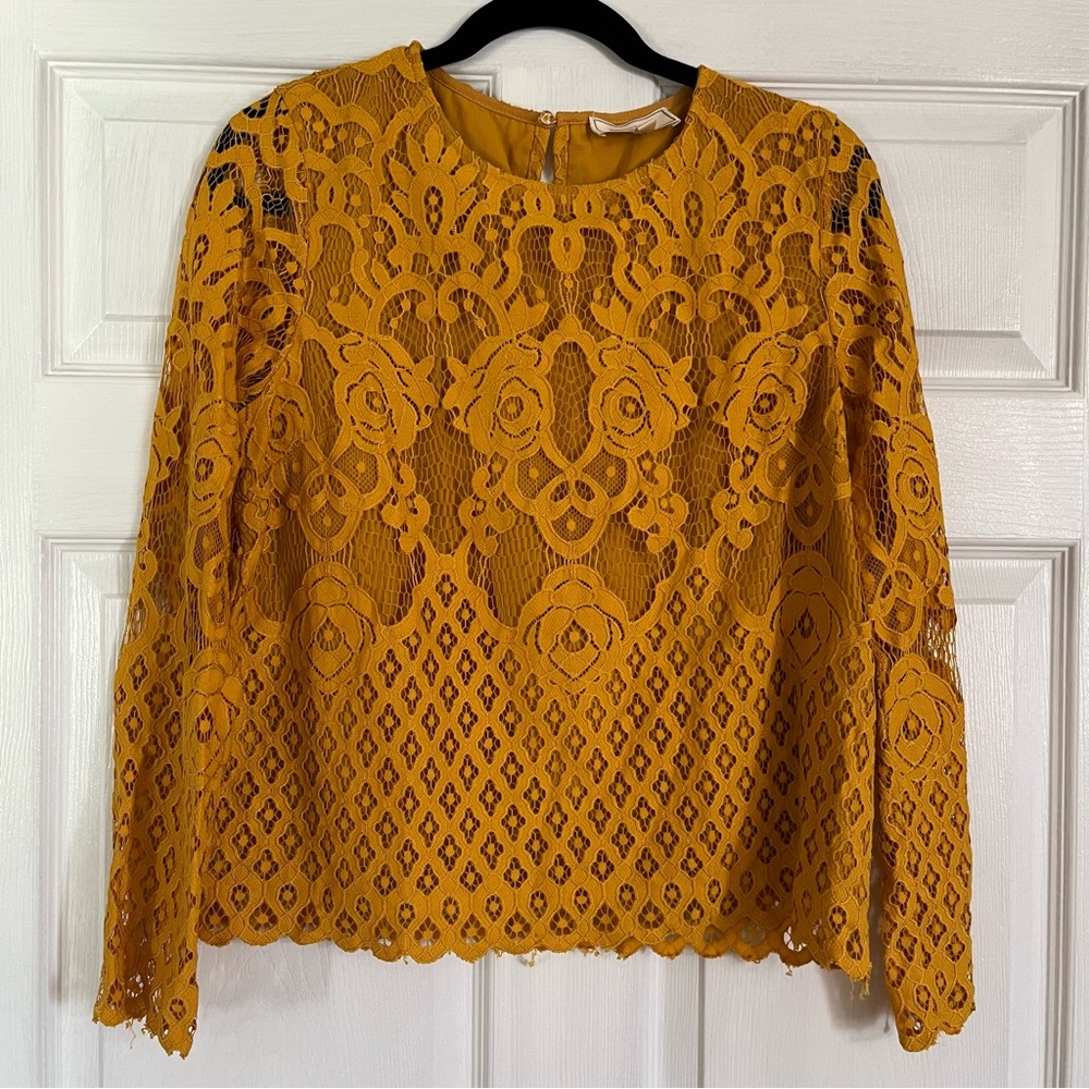 Anthropologie Lace Top